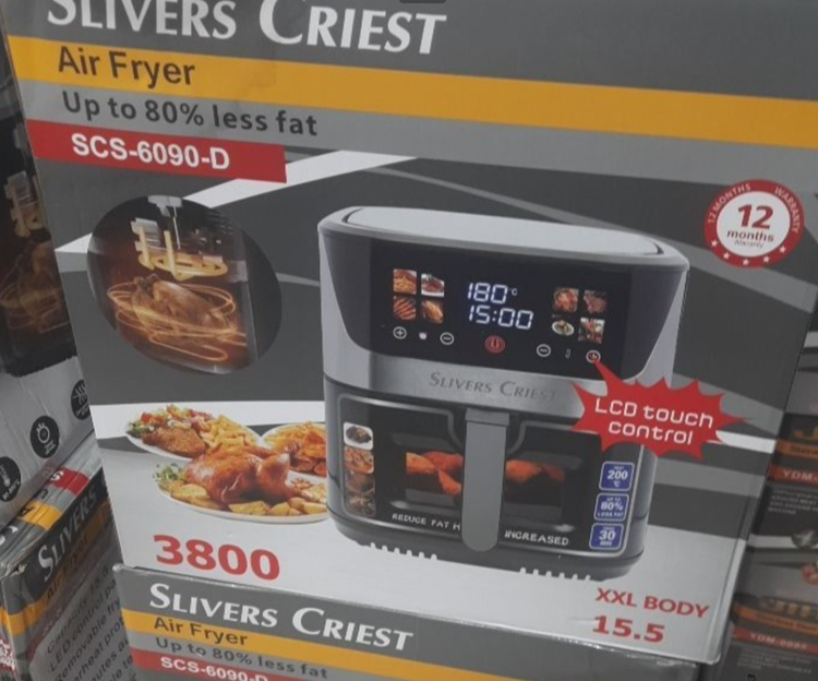 سرخ کن بدون روغن سیلور کرست مدل 6090با ظرفیت فوق العاده 15.5 لیتر
