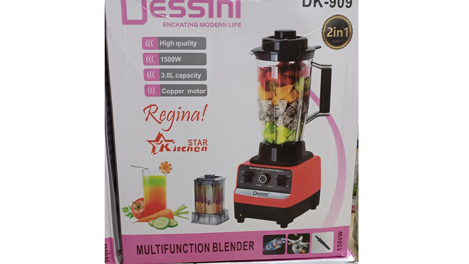 مخلوط کن 2 کاره دیسنی مدل kd-909